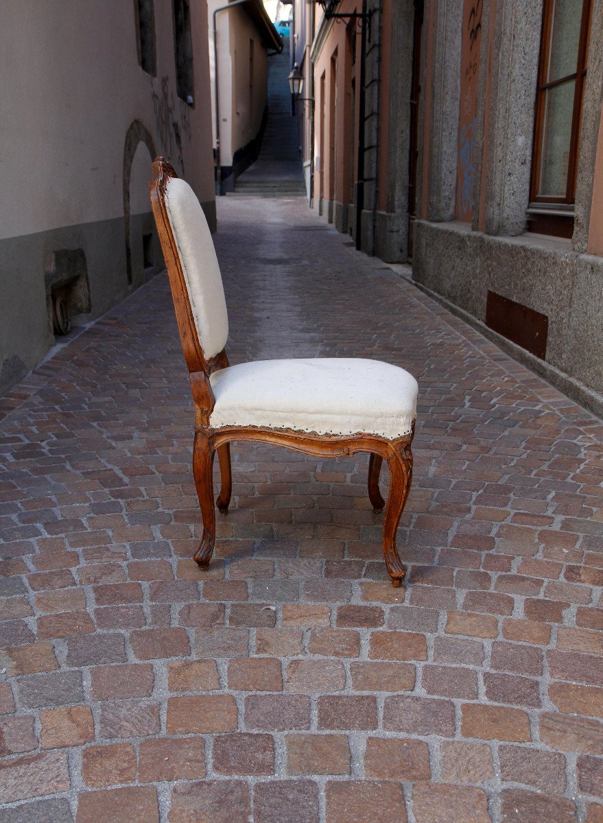 Chaise &agrave; la Reine de style R&eacute;gence, &eacute;poque Louis XV - estampille de Falconet, Paris vers 1740-photo-2