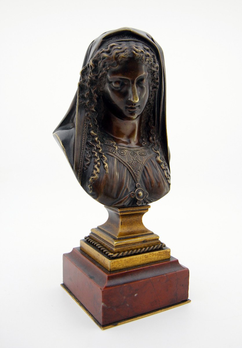 Désiré Pierre Louis MARIE - Buste à l'antique - Bronze, vers 1860