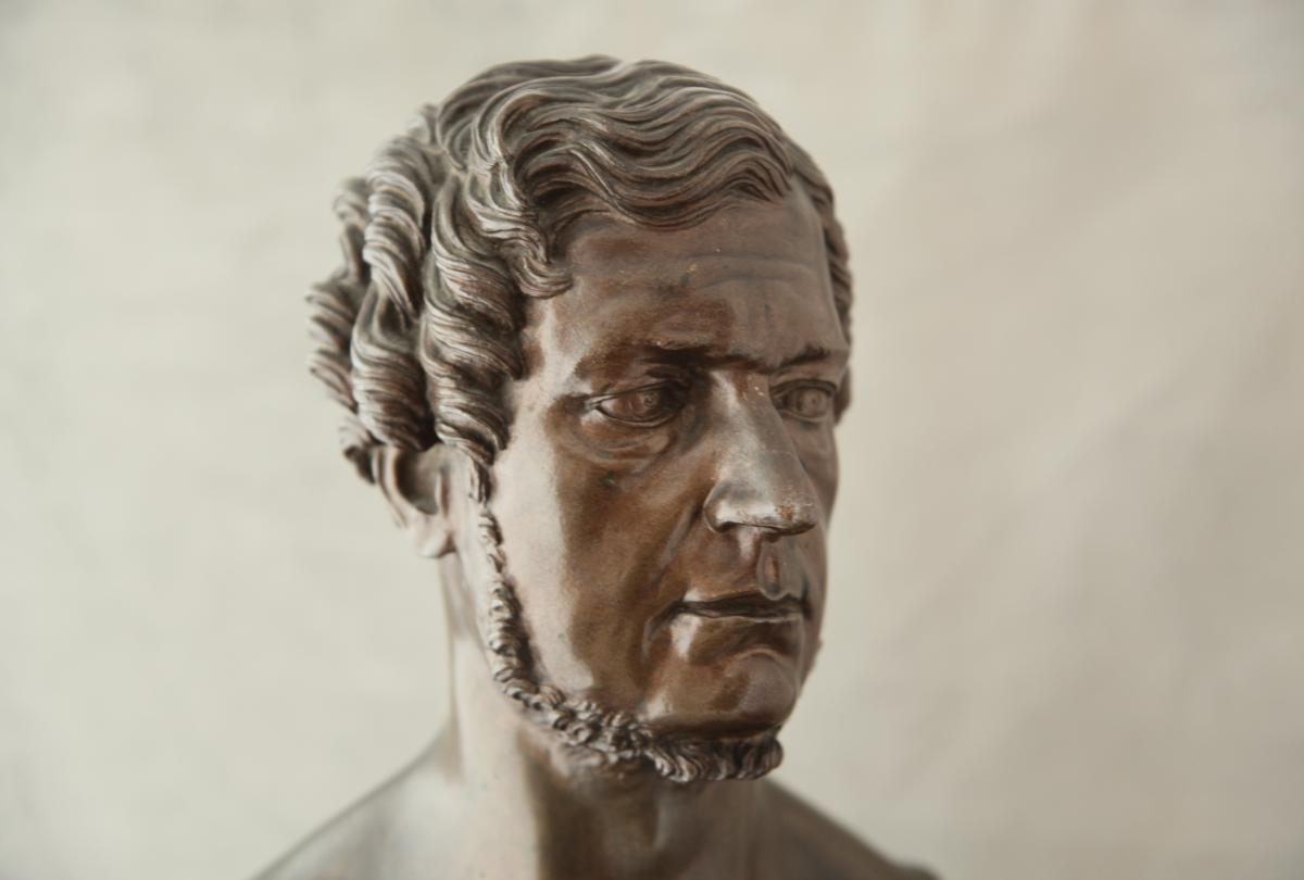 Buste en bronze, Domenico Maggesi (1801-1892)-photo-4