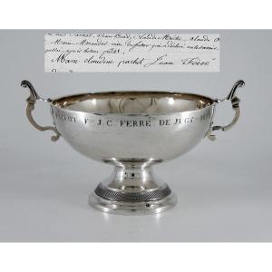 Burgundian Wedding Cup Of Marie Claudine Pachot, By Fournerot In Paris, 1852