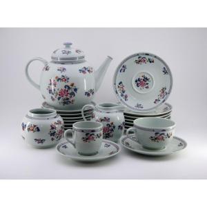 Tea & Coffee Service Part, Limoges Raynaud Porcelain, Chen-yang Puiforcat Model