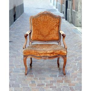 Fauteuil à la reine estampillé Jean Boucault, reçu maître en 1728 - Paris, Louis XV, vers 1760