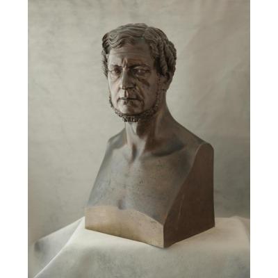 Bronze Bust, Domenico Maggesi (1801-1892)