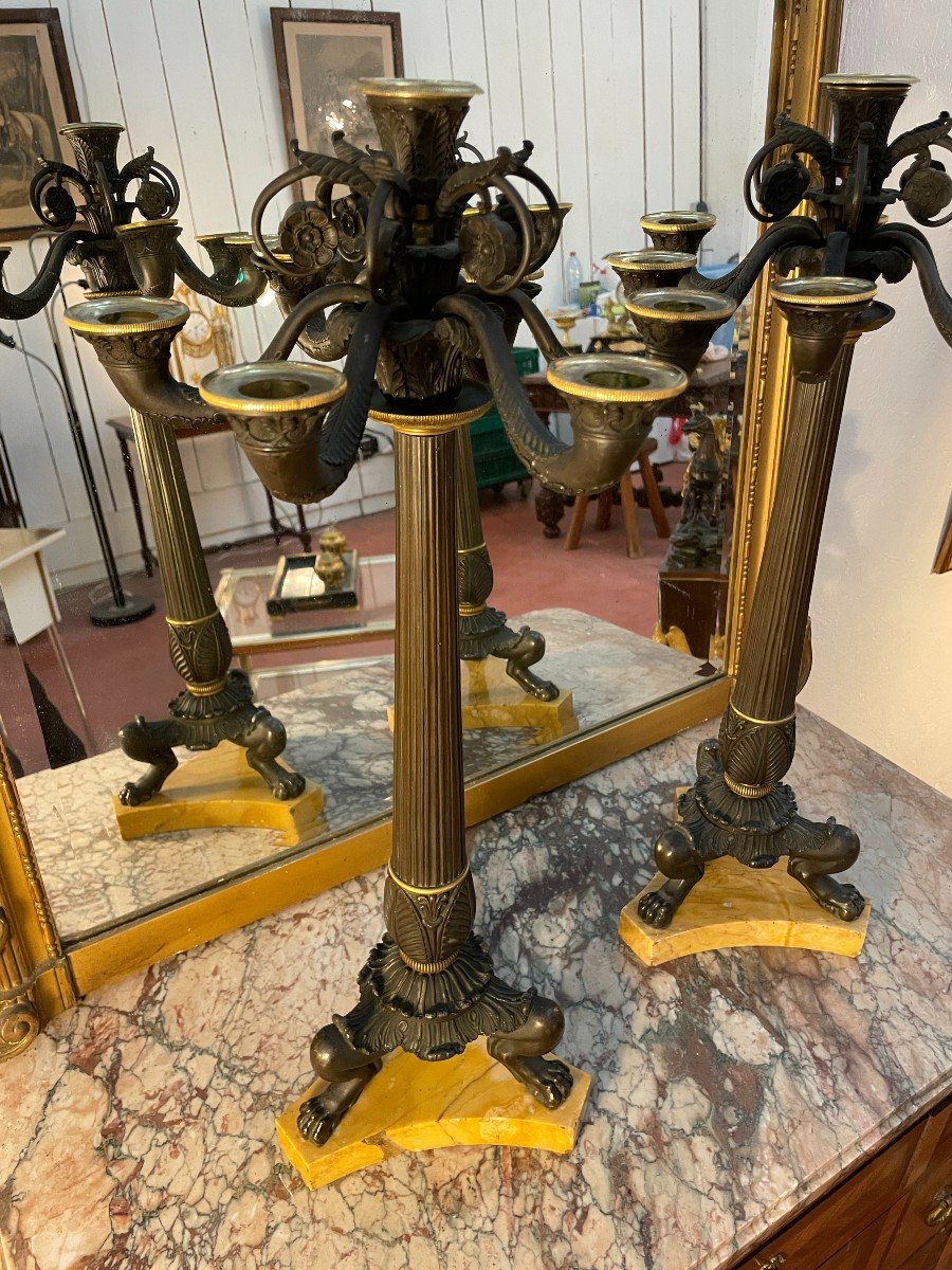 Galle Candelabra, Ht 58-photo-3