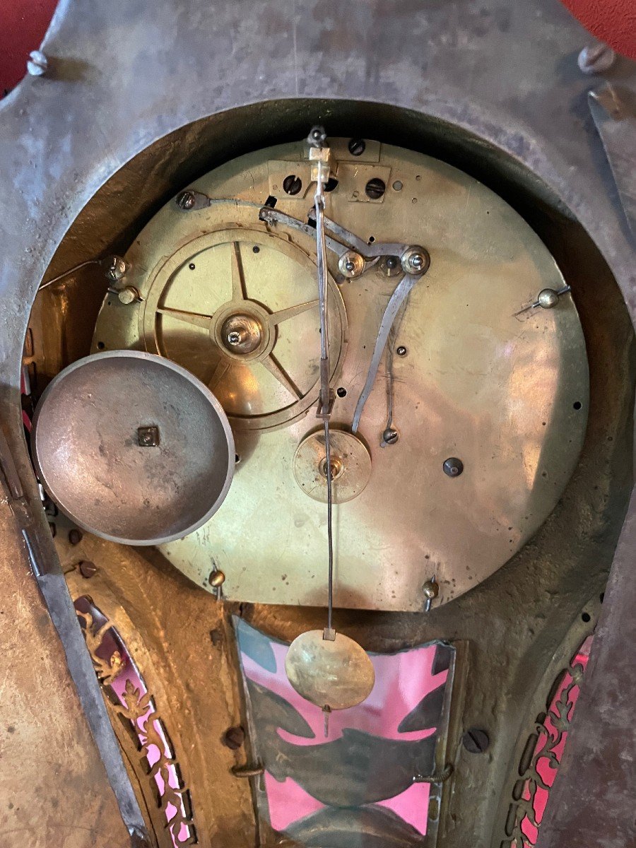 Louis XVI Cartel With Mayeu Verge Escapement In Chalon-photo-7