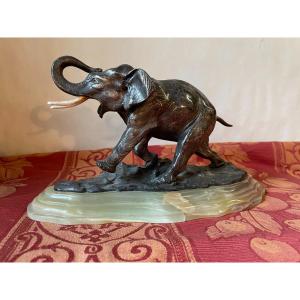 Bronze Elephant Adnin Ernest-louis 