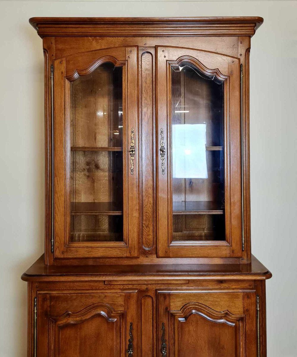 Vintage Rustic Bookcase In Solid Wood 20th Century-photo-5