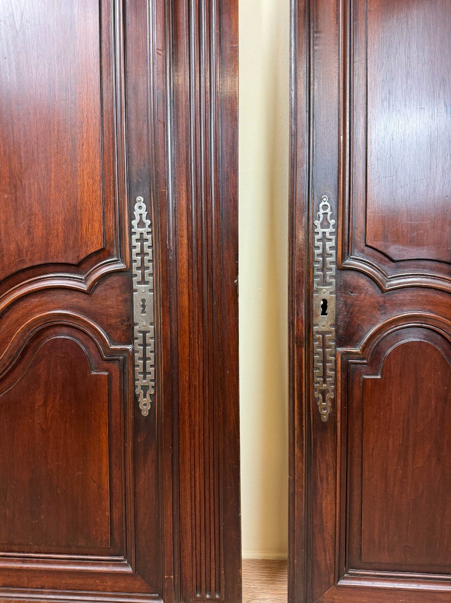 Pair Of Louis XV Period Doors In Oak-photo-3
