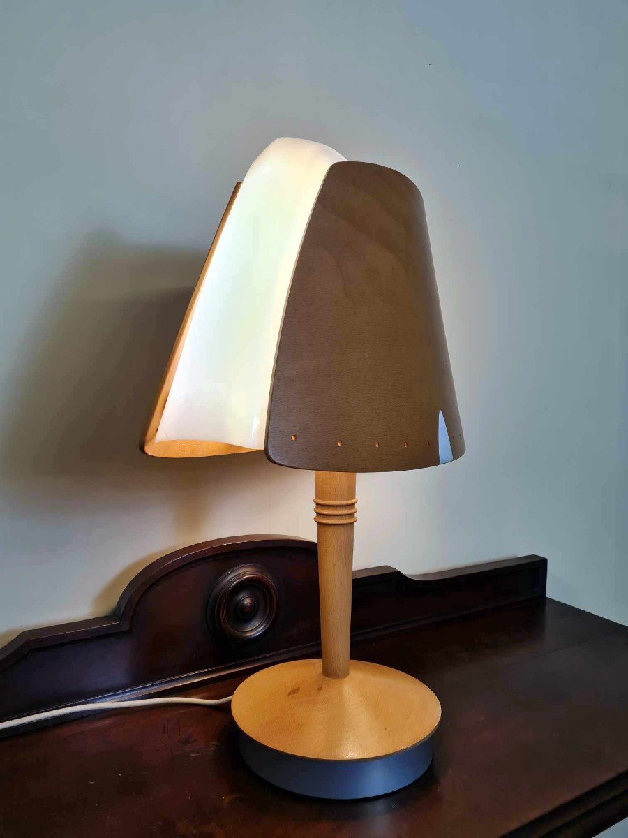 Scandinavian Style Table Lamp Designed And Manufactured By Lucid France For Hilton Hotel -photo-1