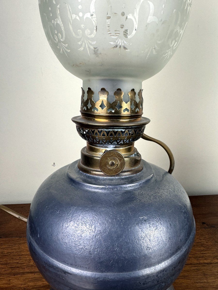 Pair Of Tin Oil Lamps-photo-2