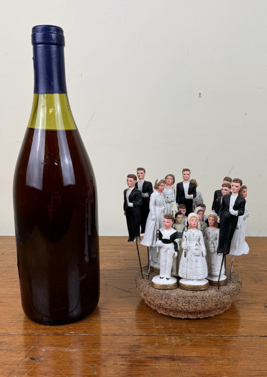 Collection Of 18 Figurines For Weddings (bridal Couple And Communicants) -photo-4