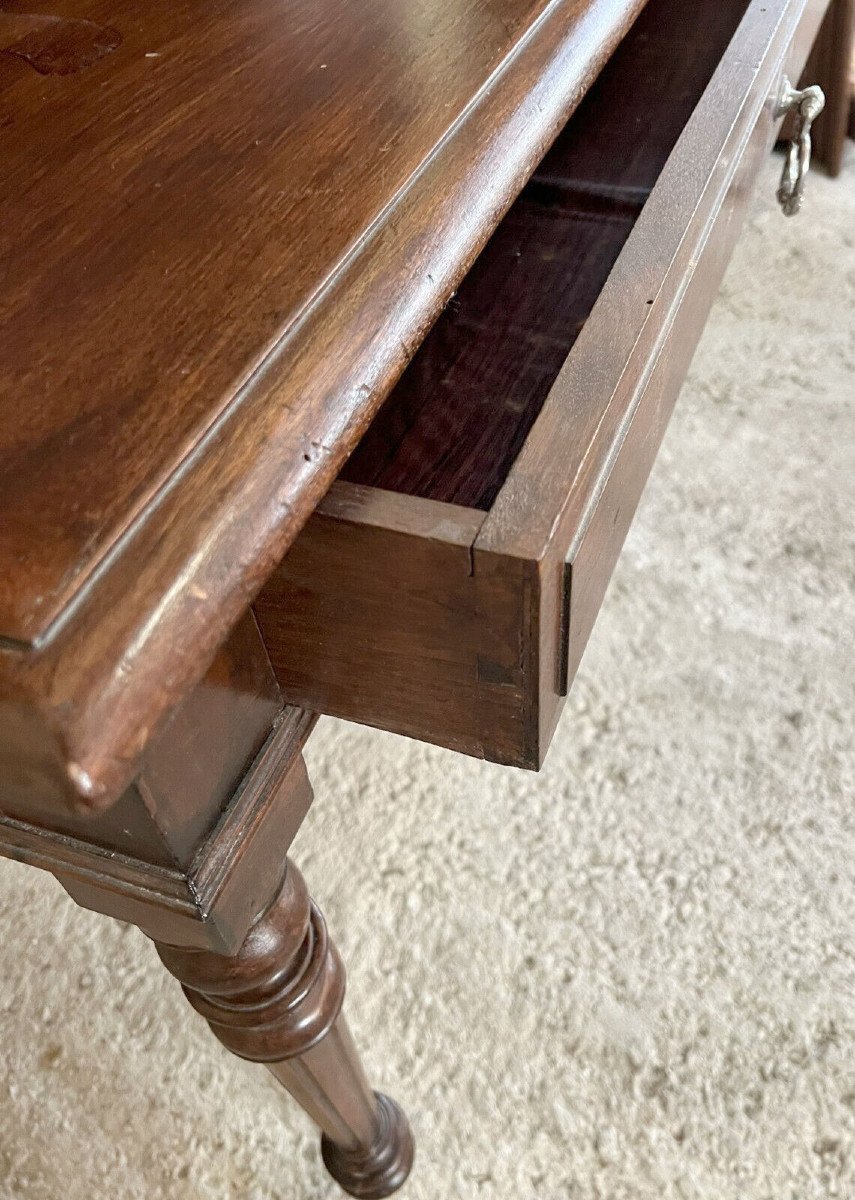 Bonheur Du Jour Renaissance Style Desk In Solid Walnut -photo-5