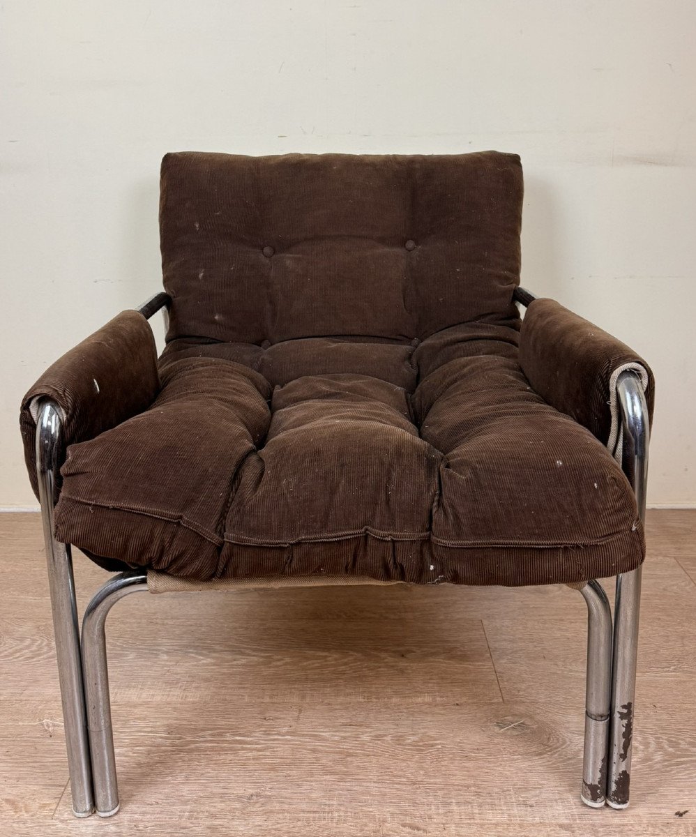 Fauteuil Vintage De Gae Aulenti Des Années 1960-photo-1