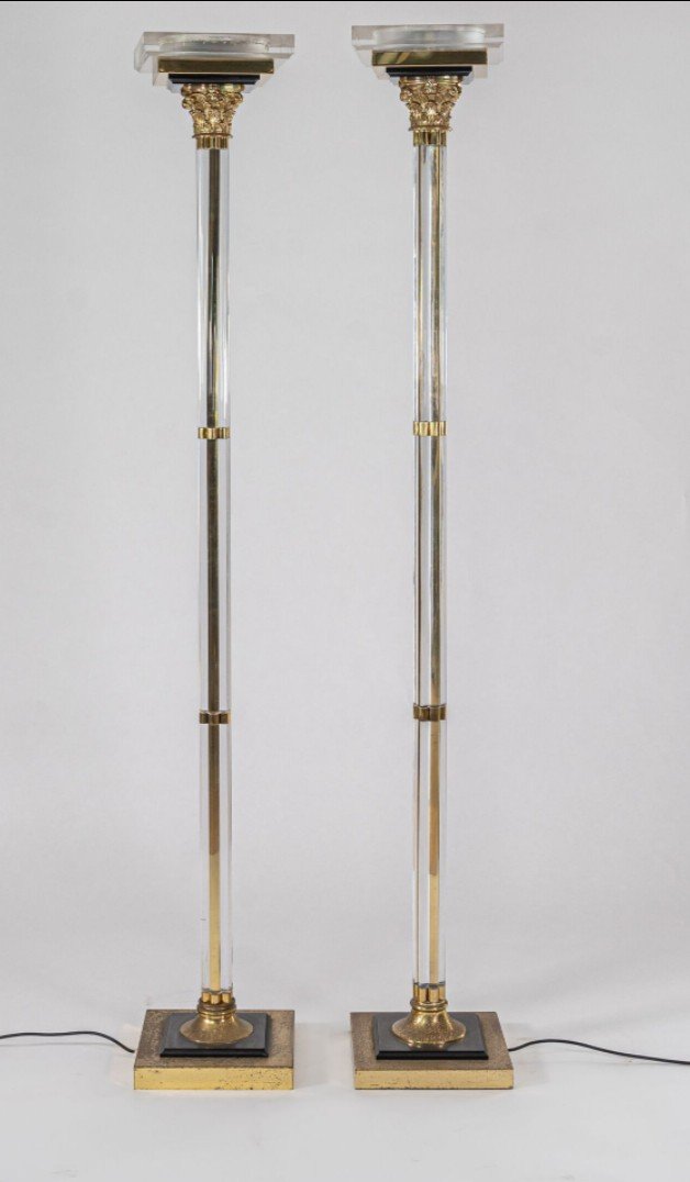 Romeo Edition Work From The 1980s Pair Of Floor Lamps