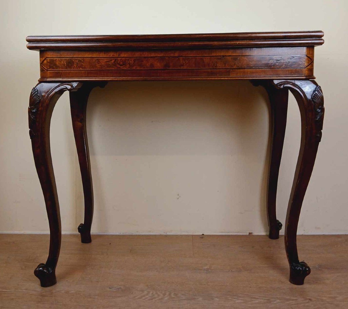 Pretty Lxv Style Game Table In Marquetry Circa 1880-photo-8