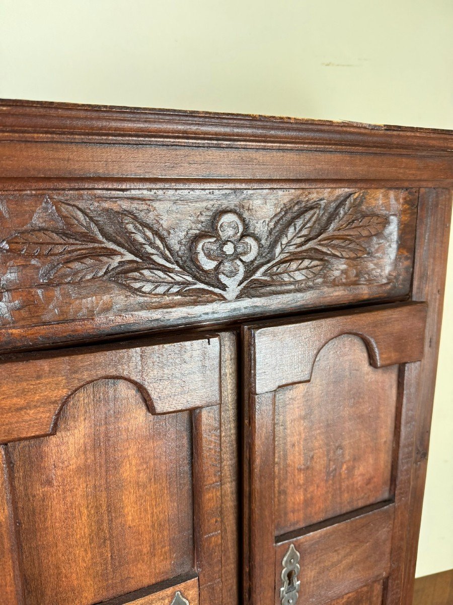 Travail De Maitrise époque XIXeme Pour Cette Armoire-photo-3