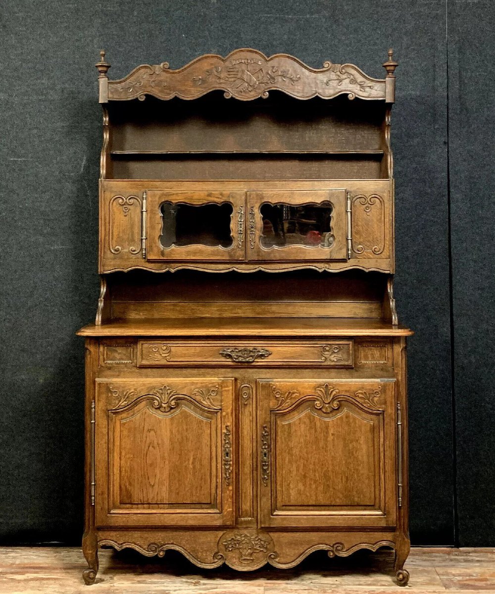 Louis XV Provençal Oak Buffet 