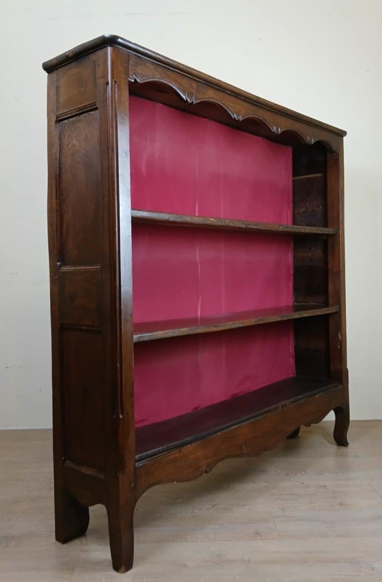 Bibus Louis XV Style Library In Solid Wood, 19th Century -photo-2