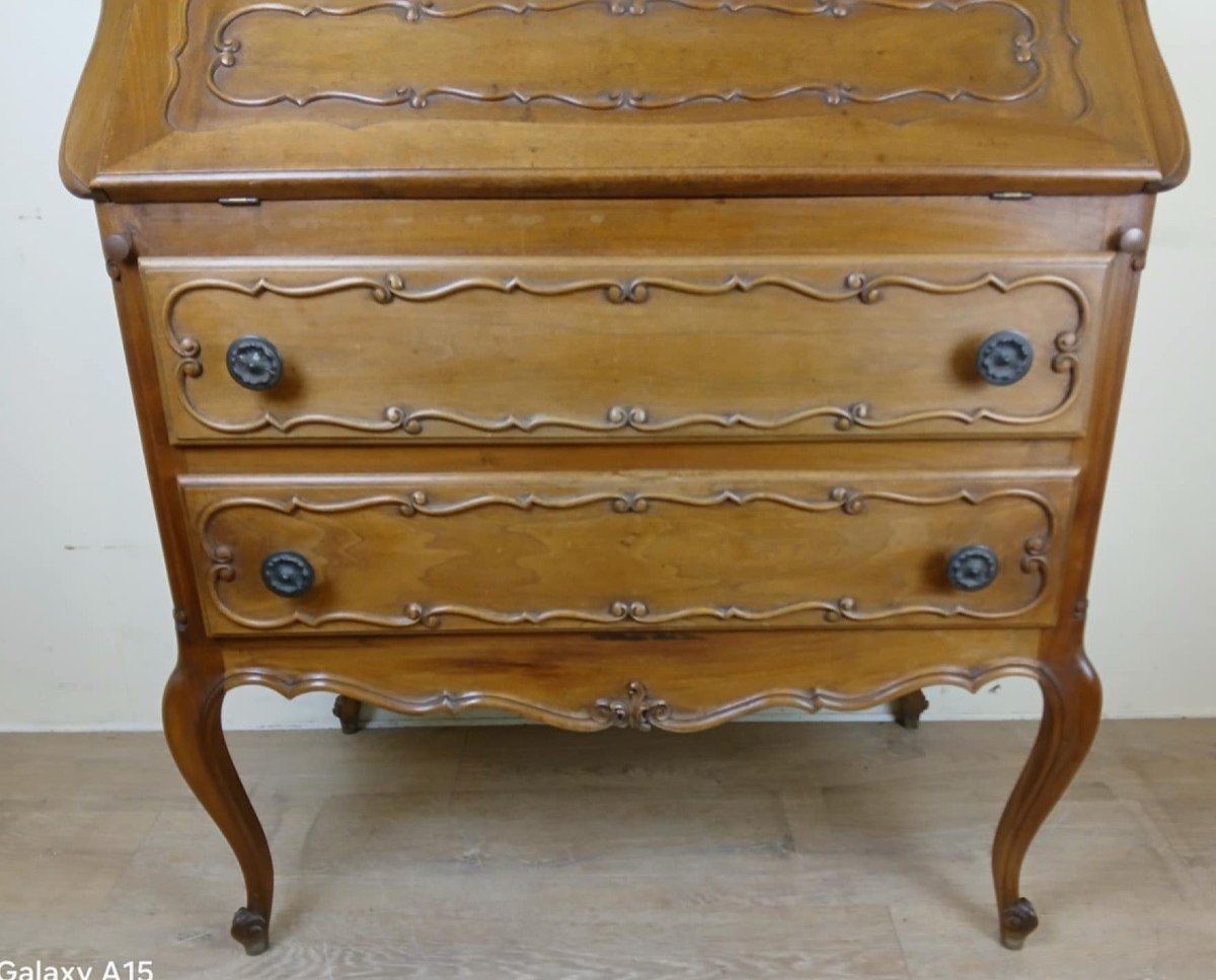 Commode Scriban Louis XV Baroque En Bois Massif époque XXeme -photo-4