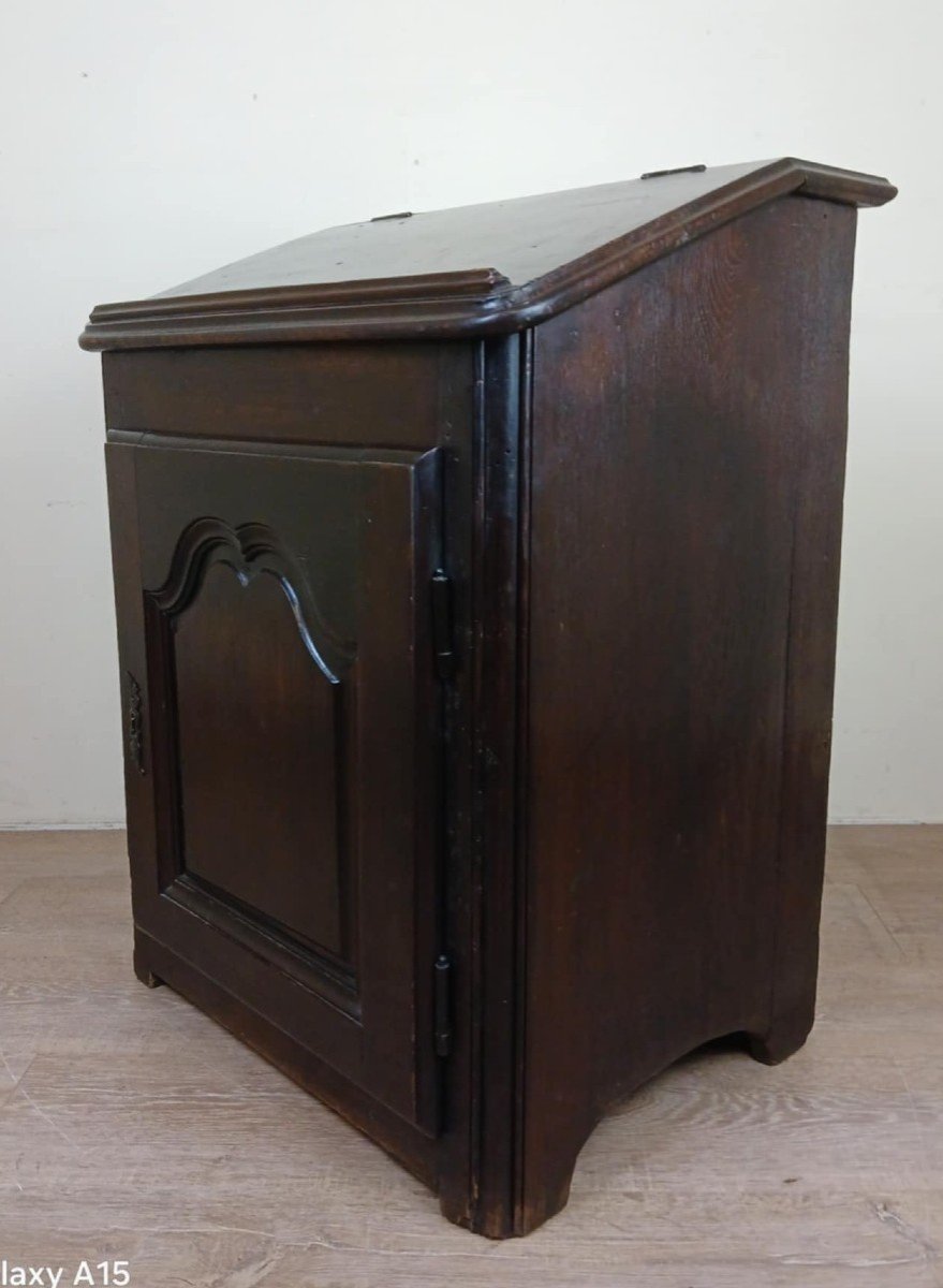 Old Louis XIV Period Oratory In Solid Walnut (late 17th Century) -photo-3