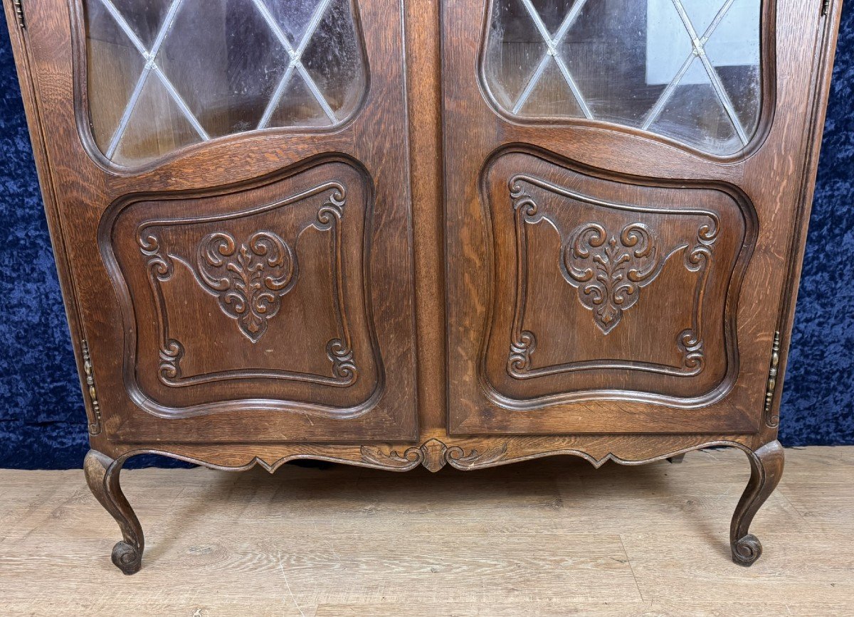 Lxv Style Oak Bookcase Circa 1950-photo-1