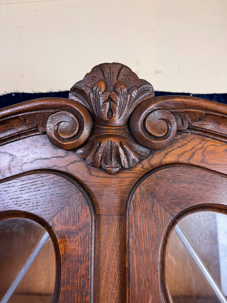 Lxv Style Oak Bookcase Circa 1950-photo-2