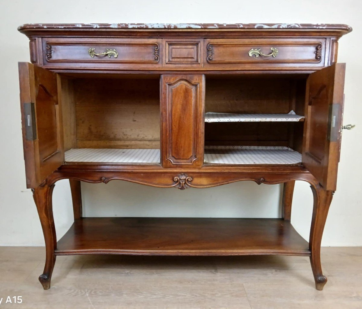 Louis XV Style Walnut Buffet Circa 1880 -photo-3