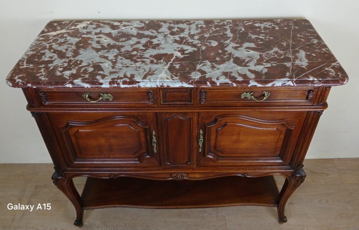 Louis XV Style Walnut Buffet Circa 1880 -photo-4