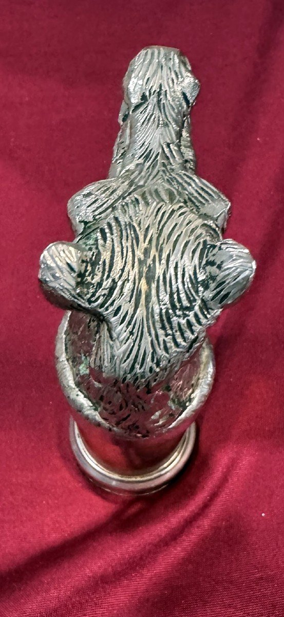 Gucci Italy: Silver-plated Horse Head Pepper Shaker Circa 1970 -photo-1