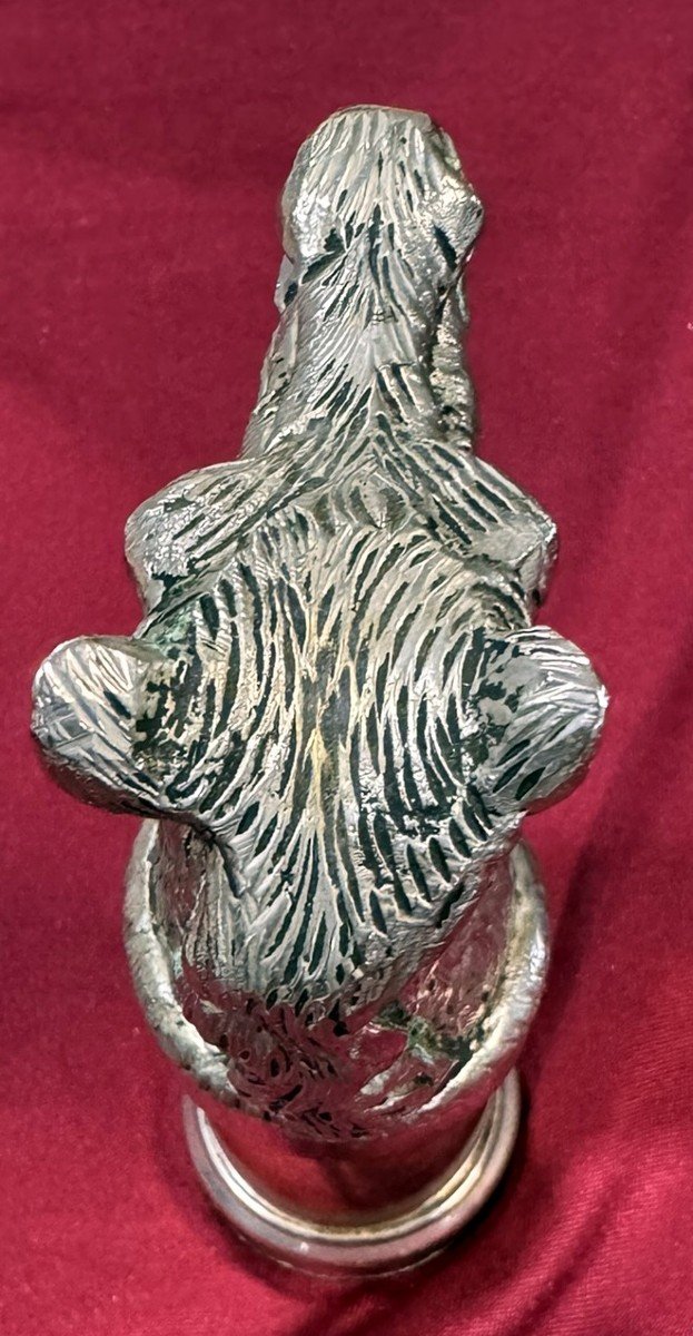 Gucci Italy: Silver-plated Horse Head Pepper Shaker Circa 1970 -photo-2