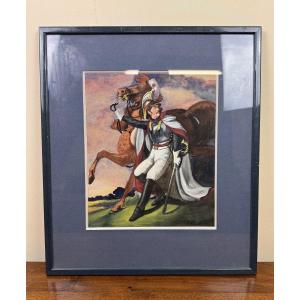 After Géricault / Signed Allouis / Dated 1910 / Framed Pastel 