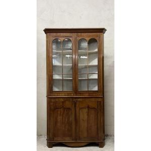 Biedermeier Period Corner In Mahogany - 19th 