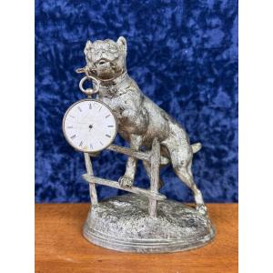 C.valton: Superb Bronze Watch Holder “the Bulldog” 