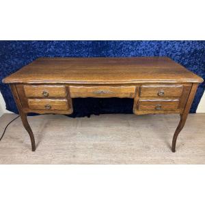 Beautiful Lxv Style Oak Desk Circa 1950