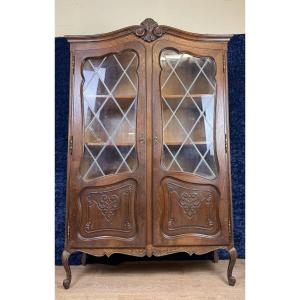 Lxv Style Oak Bookcase Circa 1950