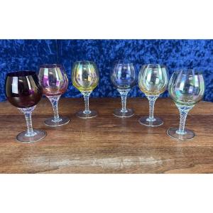 Murano: Vintage Twisted Stem Wine Glasses Series