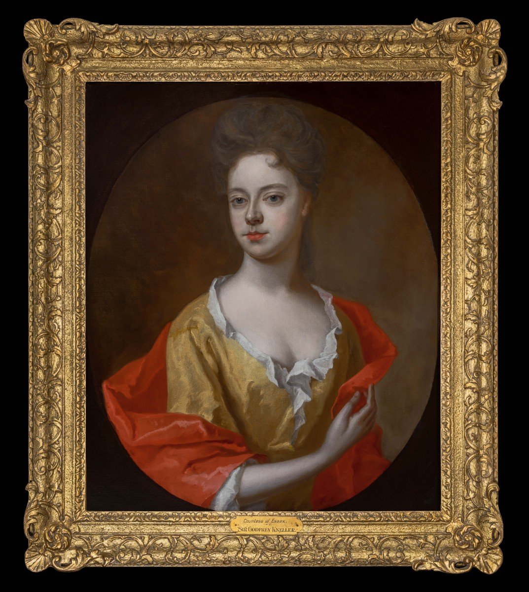 Portrait Of Lady Mary Capel, Countess Of Essex Circa 1698, Oil Painting On Canvas