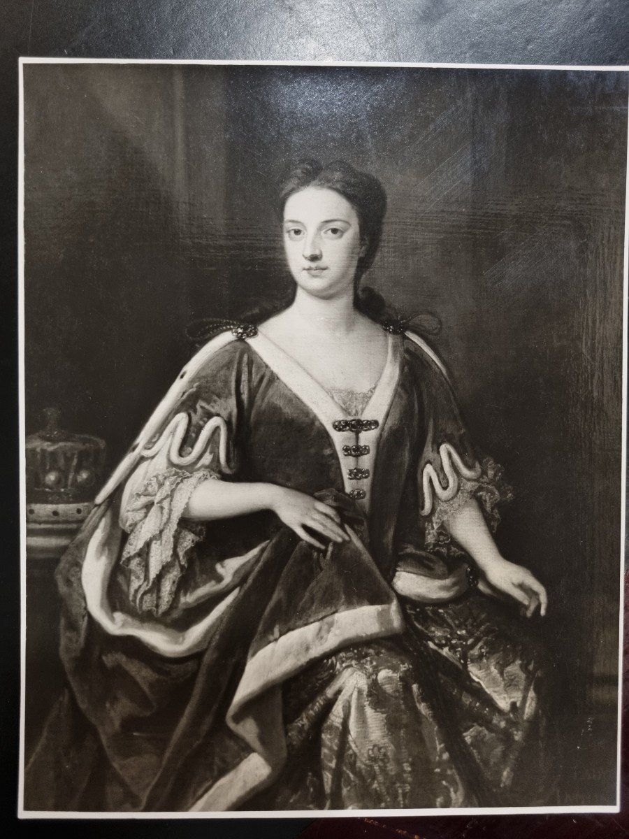 Portrait d'Abigail, Comtesse De Kinnoull Vers 1709, Signé Et Daté Par Godfrey Kneller, Peinture-photo-2