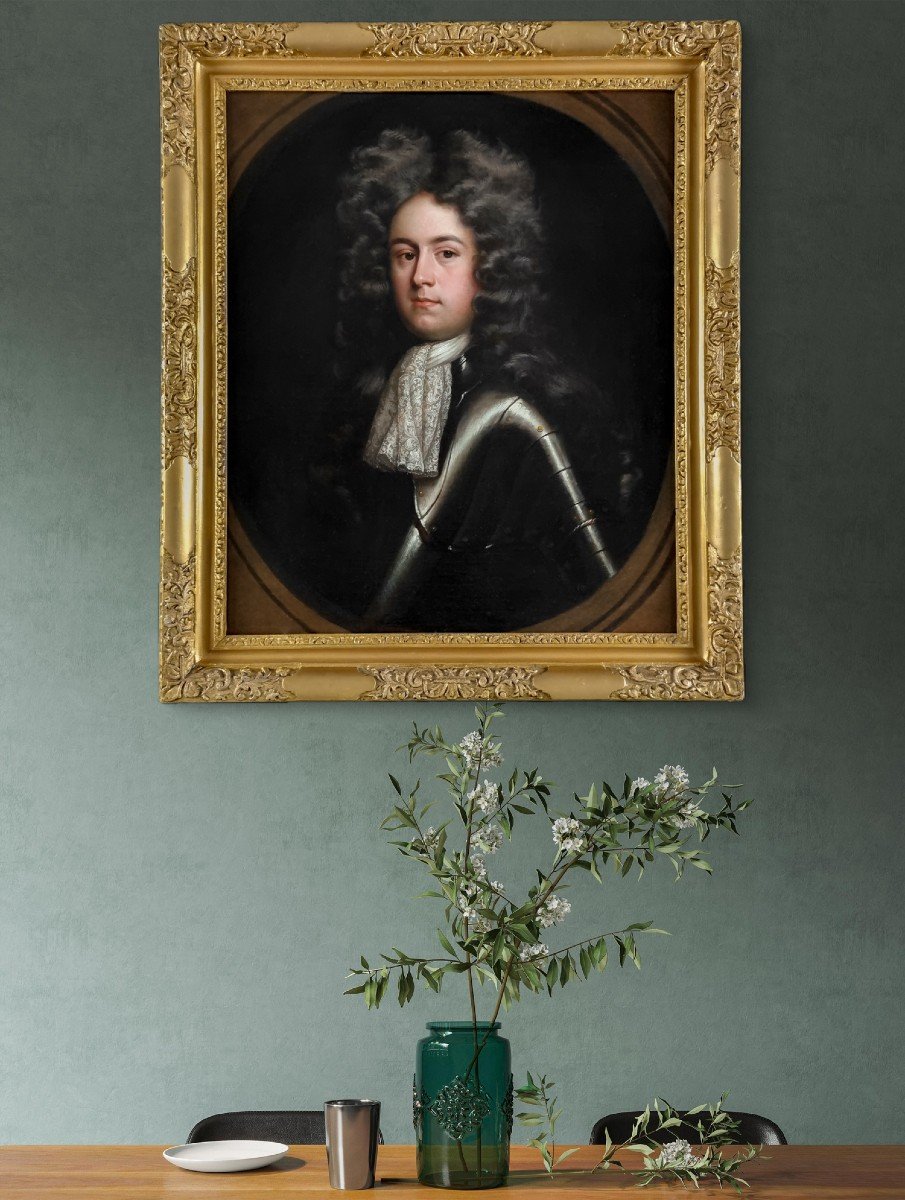 Portrait d'Un Gentilhomme En Armure, James Cecil, 4e Comte De Salisbury Vers 1688, Peinture-photo-4