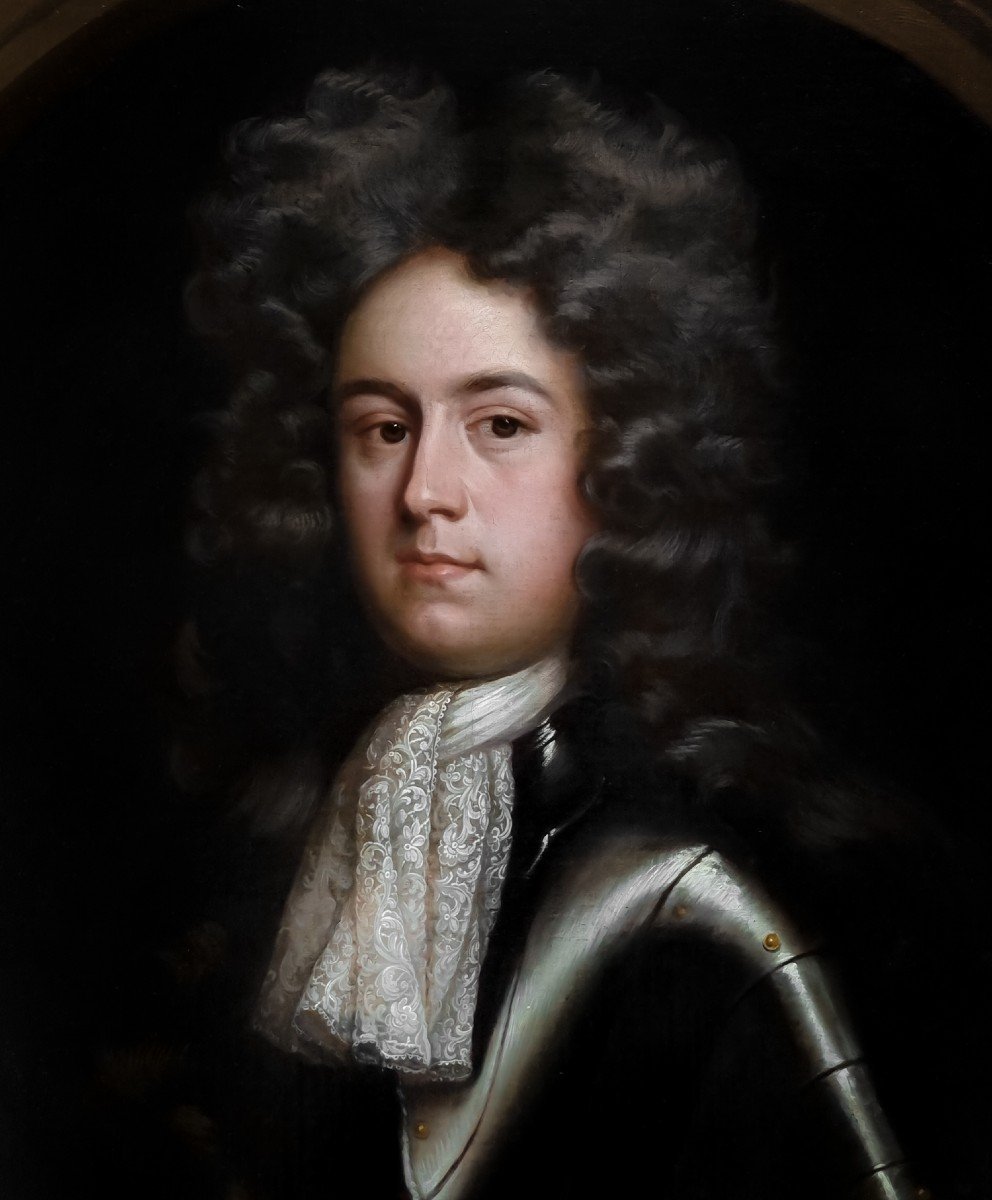 Portrait d'Un Gentilhomme En Armure, James Cecil, 4e Comte De Salisbury Vers 1688, Peinture-photo-1