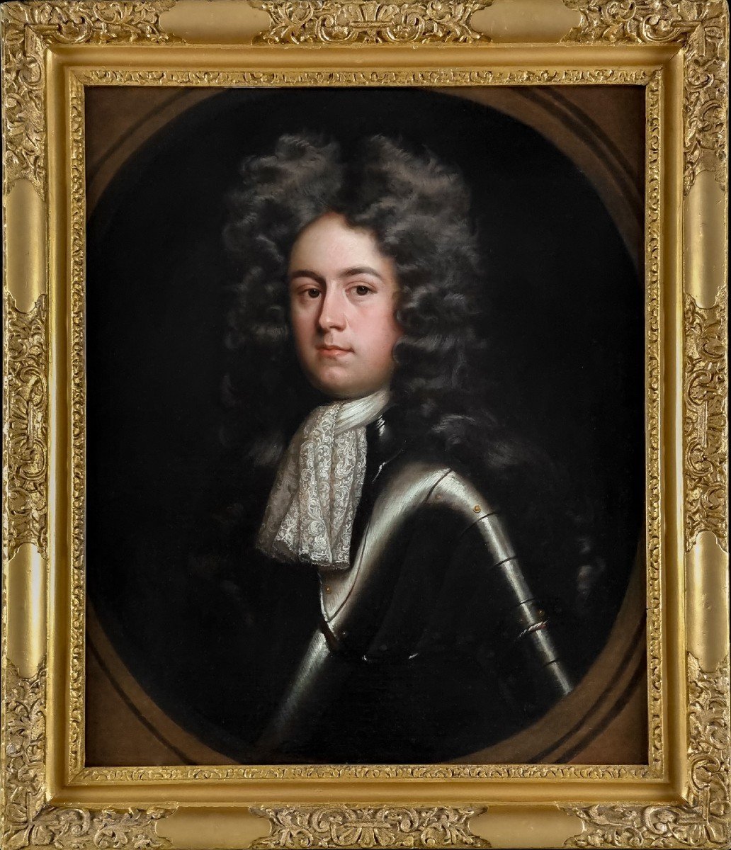 Portrait d'Un Gentilhomme En Armure, James Cecil, 4e Comte De Salisbury Vers 1688, Peinture