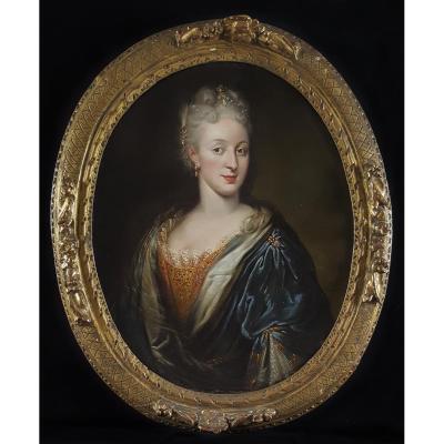 Portrait Of A Lady; French C.1720