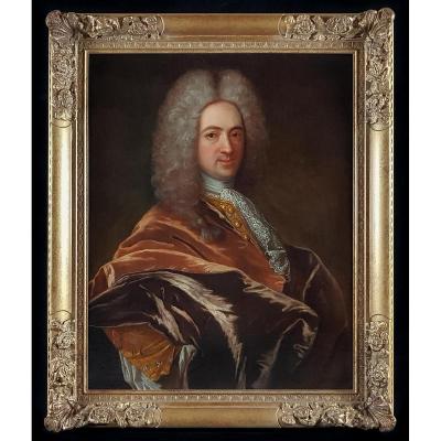 Portrait De Gentilhomme Vers 1715