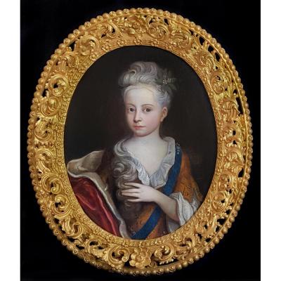 Portrait Of A Young Lady C.1710; Circle Jean-baptiste Van Loo (1684-1745)