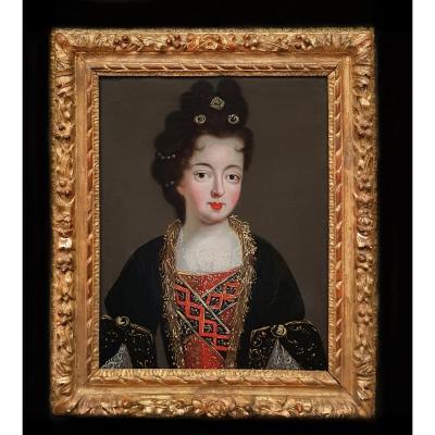 Portrait Of Louise Françoise, Duchess Of Bourbon C.1690; Circle Of Pierre Gobert (1662-1744)