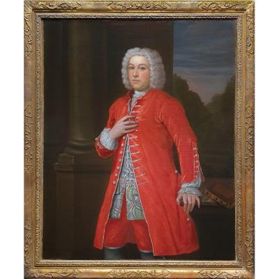 Portrait Of Hammond Crosse (1703-1785) C.1744; Attributed To Bartholomew Dandridge (1691-c.1754