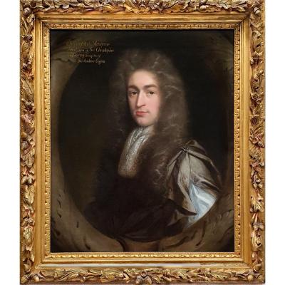 Portrait Of Christopher Musgrave (1664-1718) Circa 1690; John Riley (1646-1691)