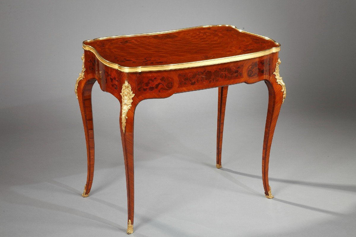 Elégante Table de style Louis XV attribuée à G. Durand, France, circa 1880-photo-2