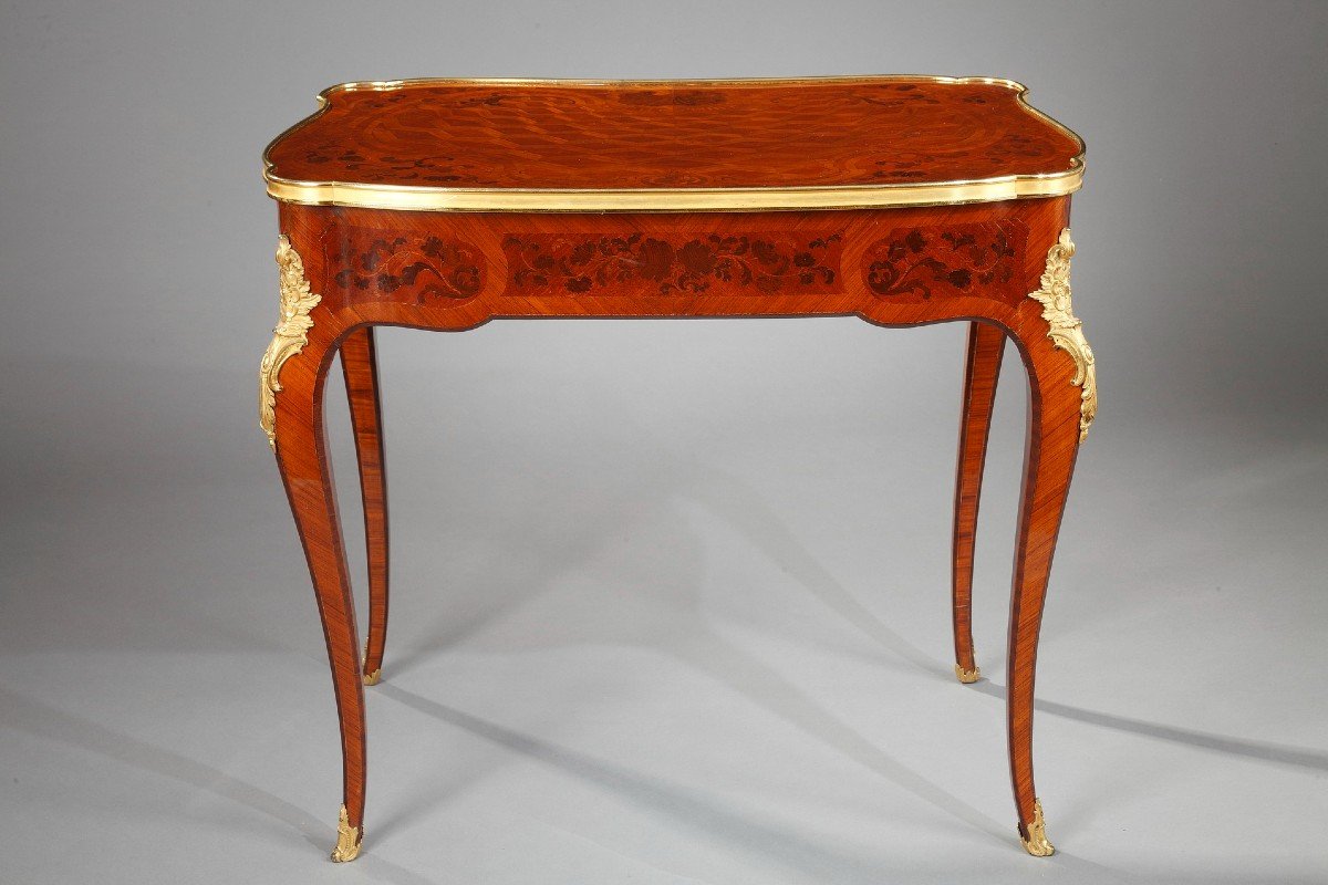 Elégante Table de style Louis XV attribuée à G. Durand, France, circa 1880-photo-4