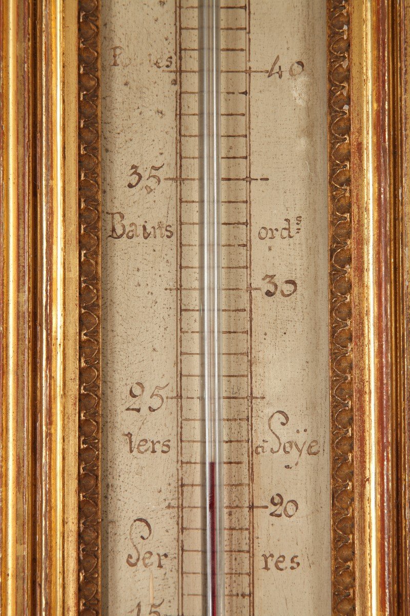 Thermometer And Perpetual Calendar Attr. To F. Linke, France, Circa 1880-photo-3